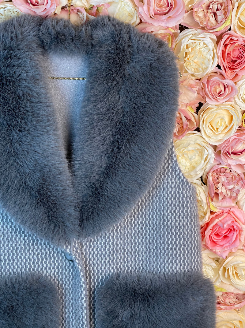 No Name Reversible Vest Grey One Size