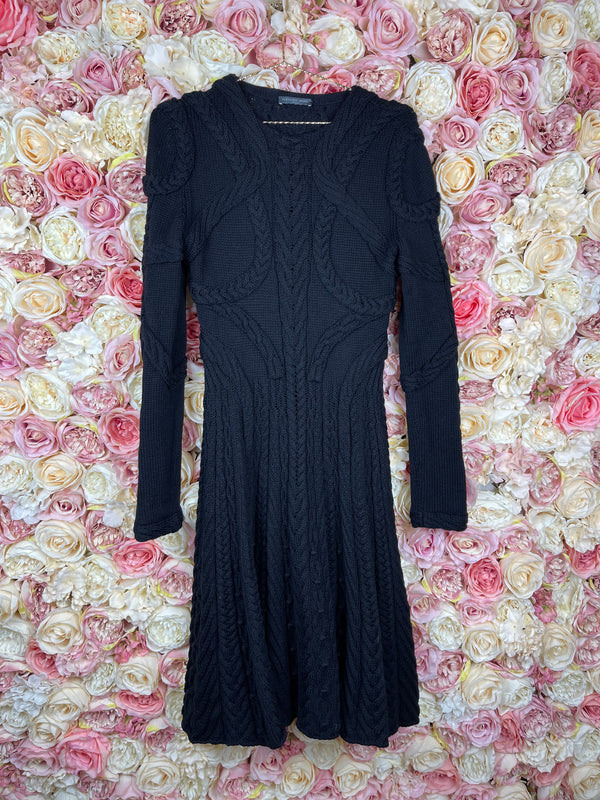 Alexander McQueen Dress Black Sz. M