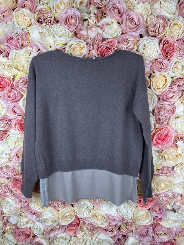 Fabiana Filippi Sweater Taupe Sz. XS