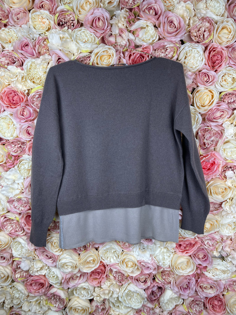 Fabiana Filippi Sweater Taupe Sz. XS