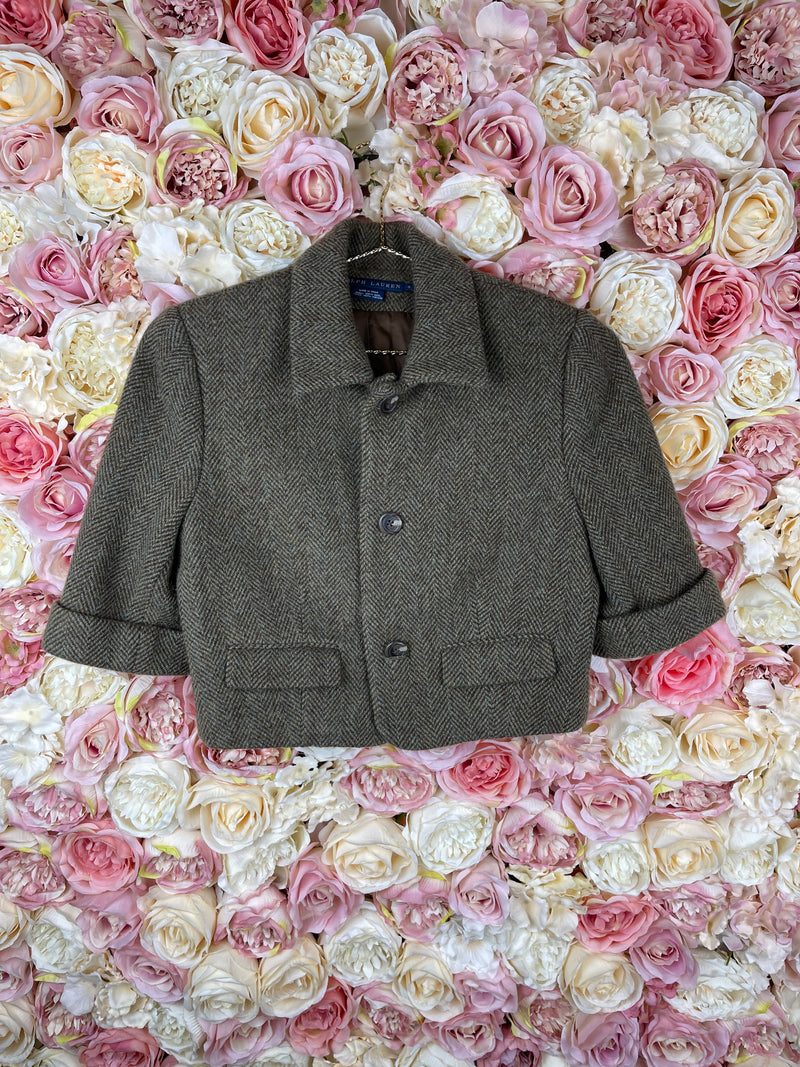 Ralph Lauren Short Blazer Green Sz. 36 DE
