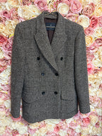 Ermanno Scervino Check Blazer Brown Multi