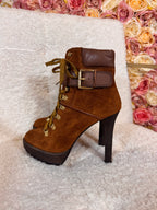 Michael Kors Winter Boots with Heel Cognac