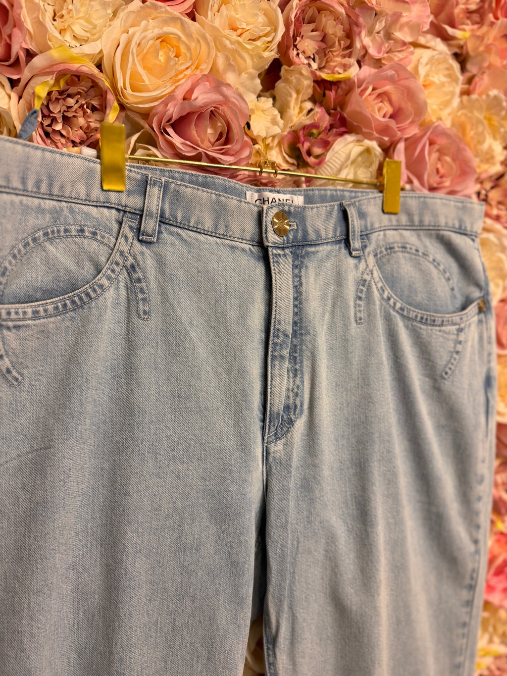 Chanel Denim Jeans Light Blue