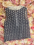 Manoush Skirt & Top Set Blue White