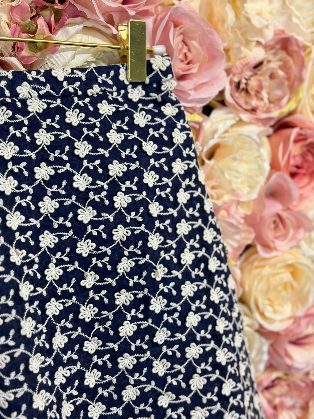 Manoush Skirt & Top Set Blue White