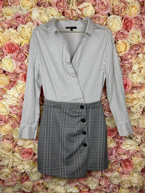 Maje Dress Grey Sz. 34 DE