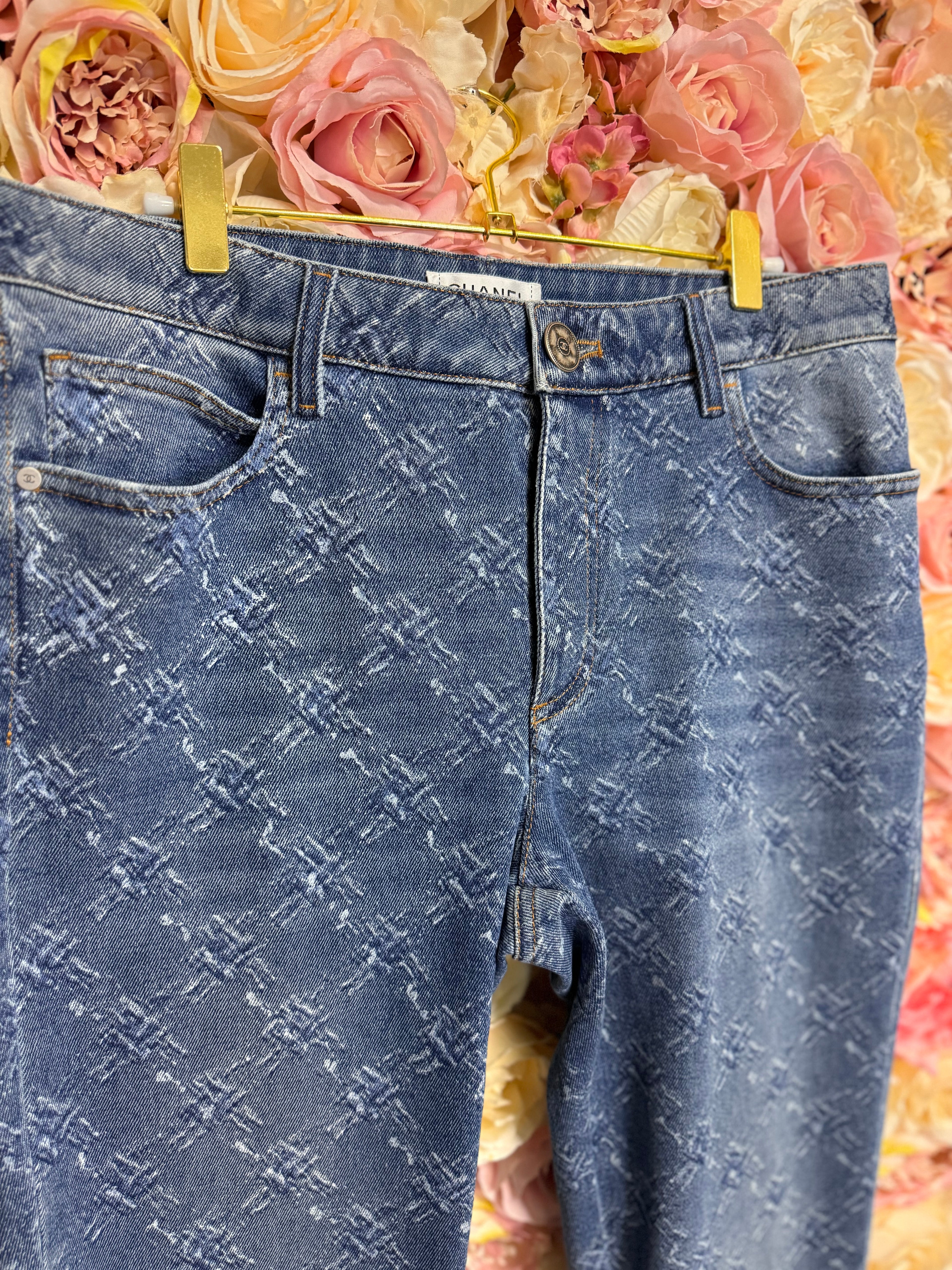 Chanel Denim Jeans Blue