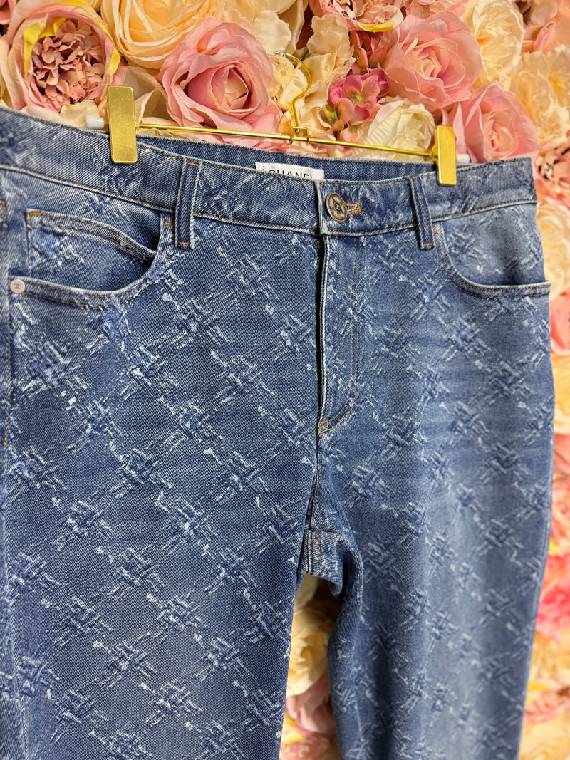 Chanel Denim Jeans Blue