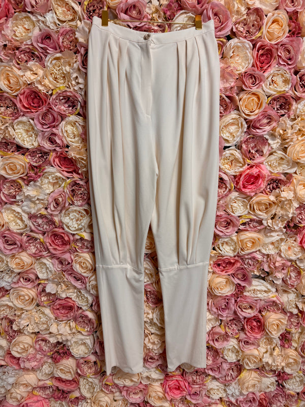 Chanel Silk Pants White Cruise 21/22