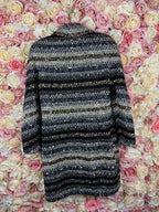Chanel 2019 Paris-Egypt Look 21 Sequin Tweed Jacket Gold Black Sz. 42 DE