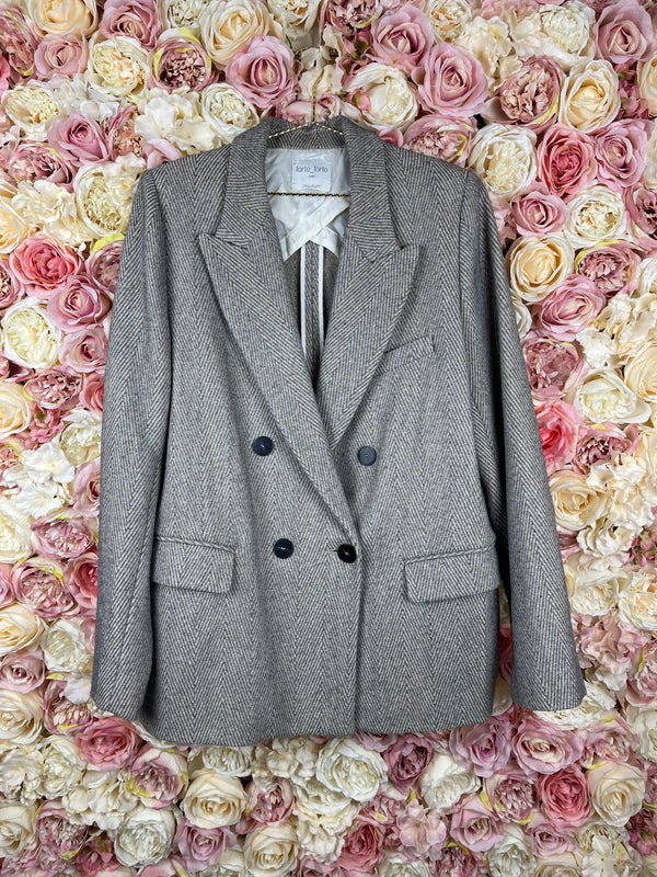 forte_forte Blazer Grey Sz. 38 DE