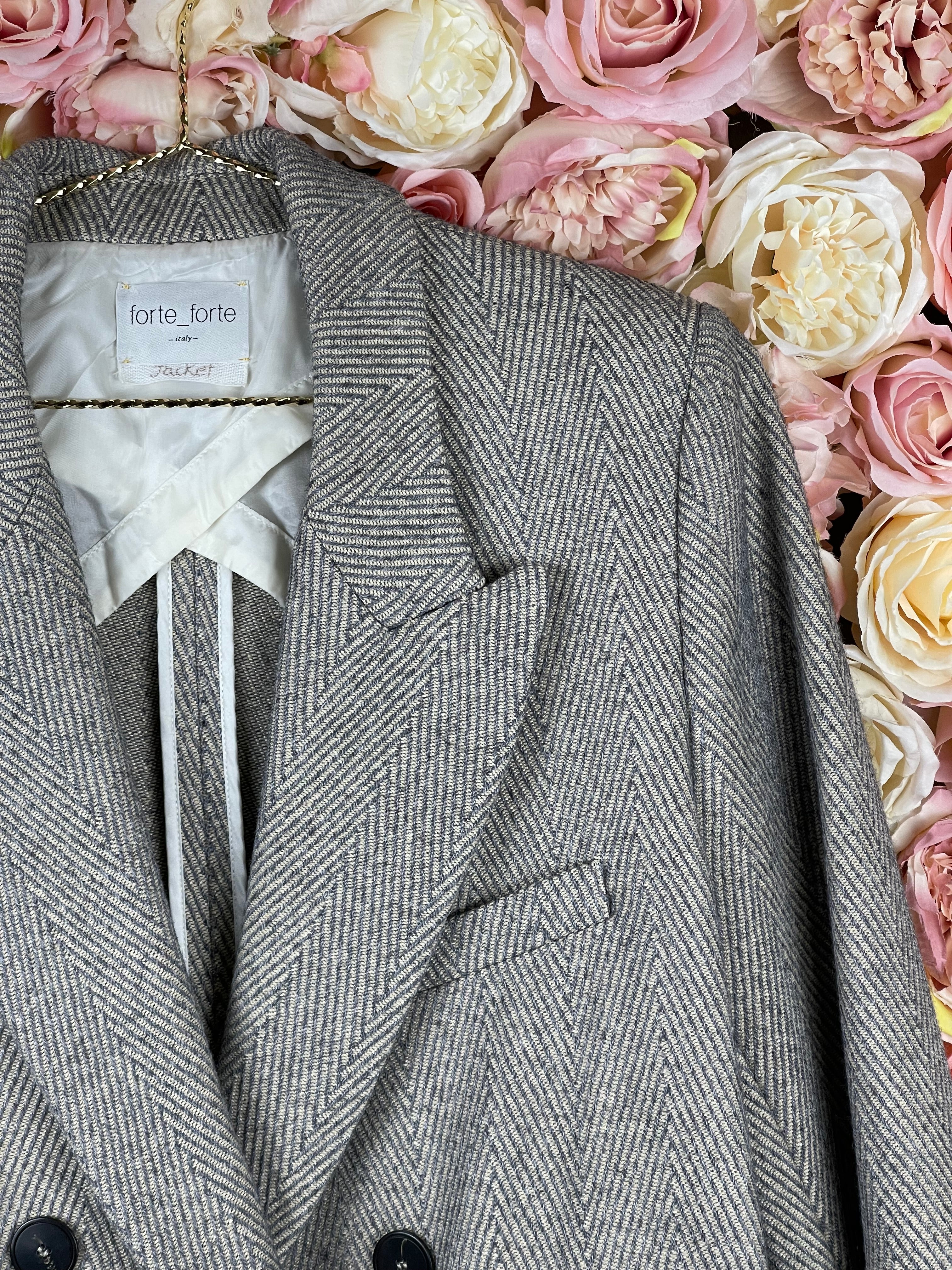 forte_forte Blazer Grey Sz. 38 DE