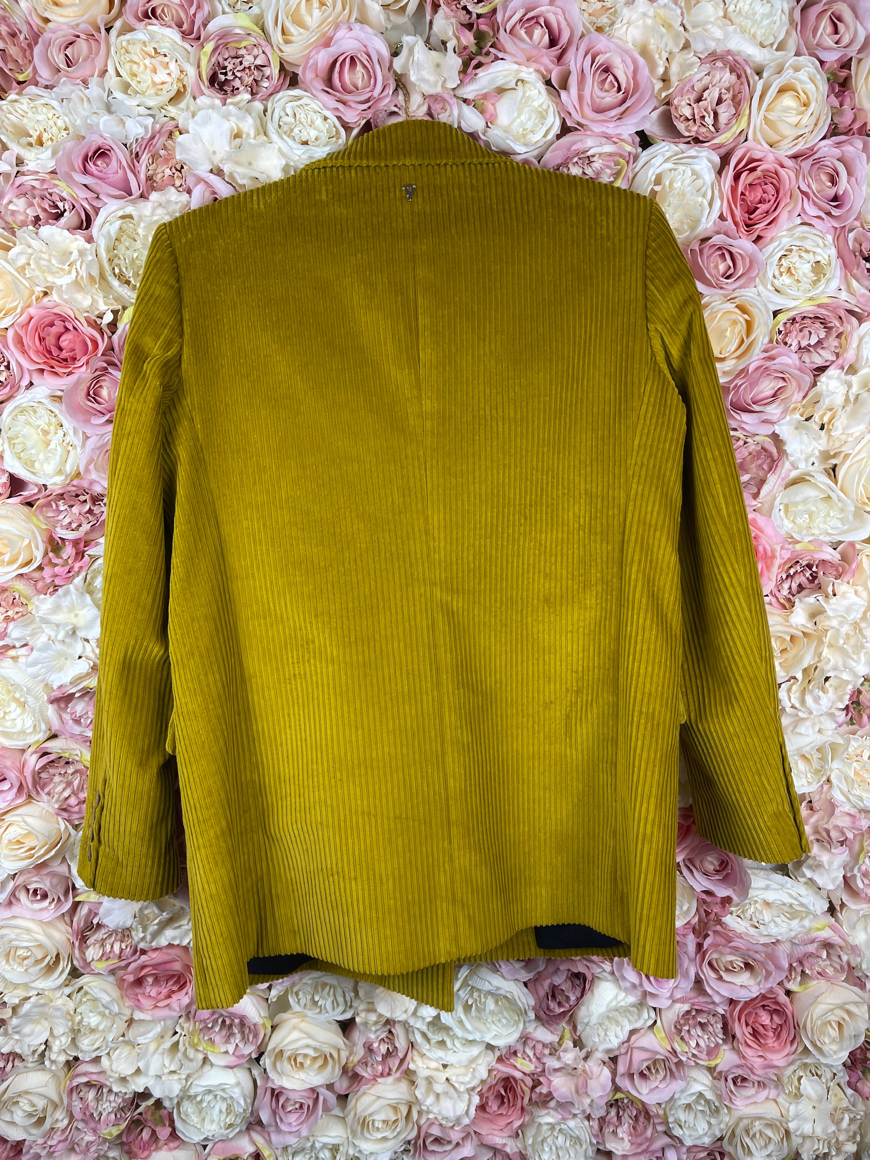 Dondup Cord Blazer Green Sz. 40 DE