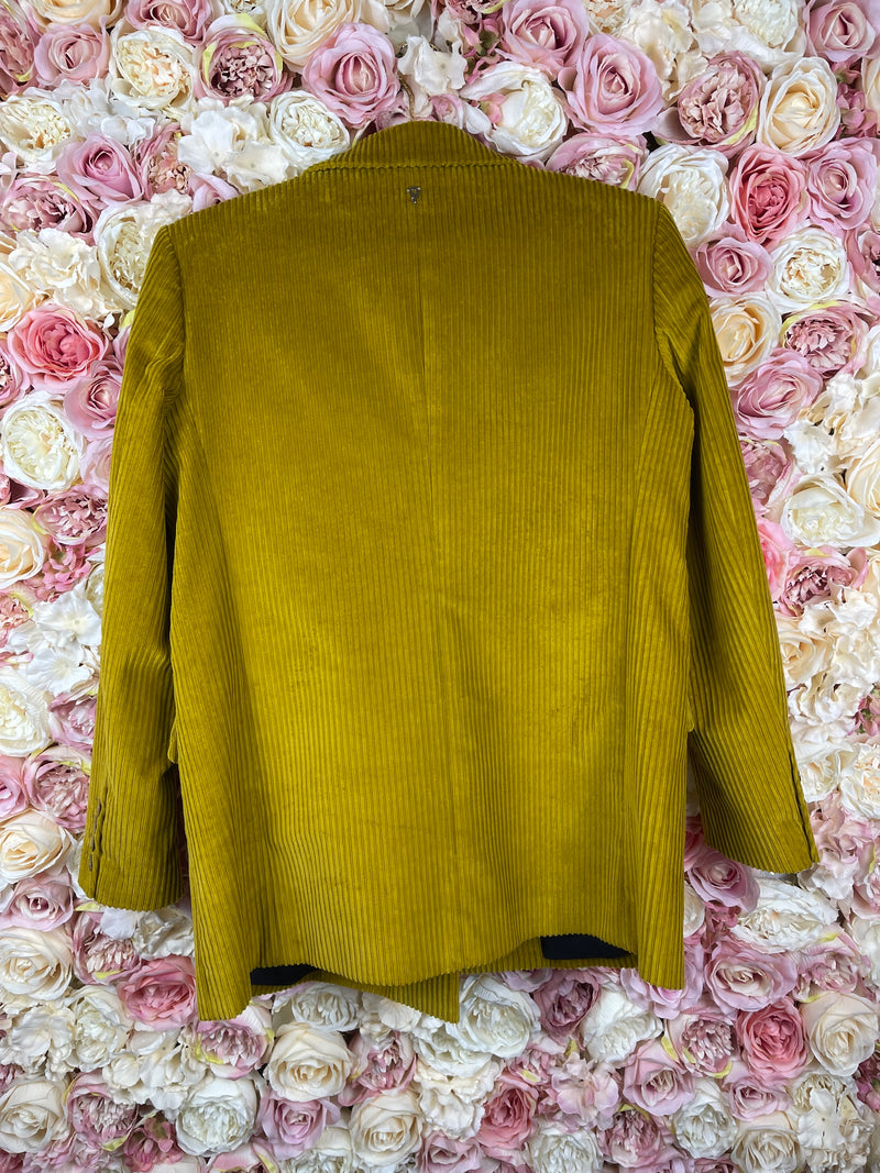 Dondup Cord Blazer Green Sz. 40 DE