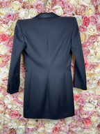 Saint Laurent Dress with Bow Black Sz. 34 DE