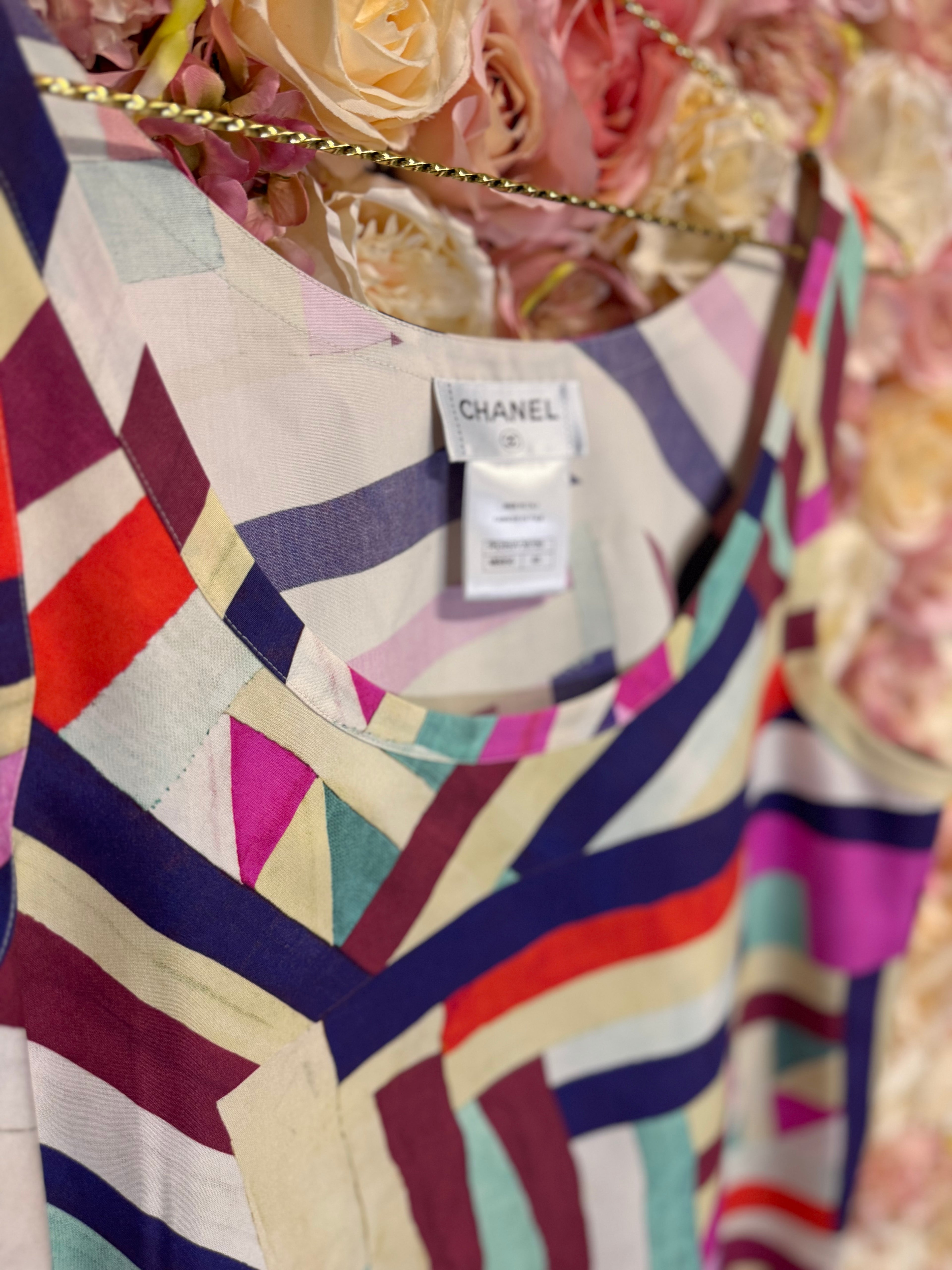 Chanel Silk Top Multicolor