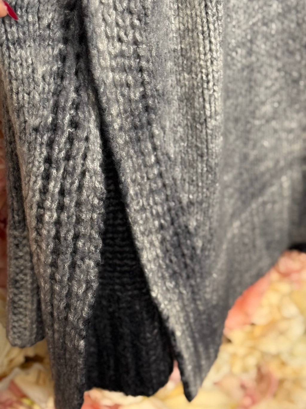 Avant Toi Cashmere Mix Sweater Grey Sz. XS