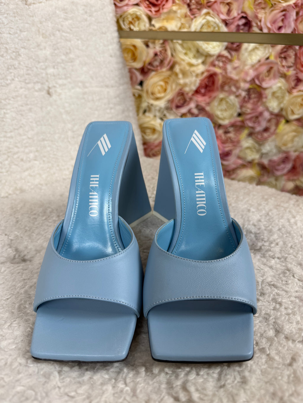 The Attico Devon Heels Light Blue Sz. 38 EU