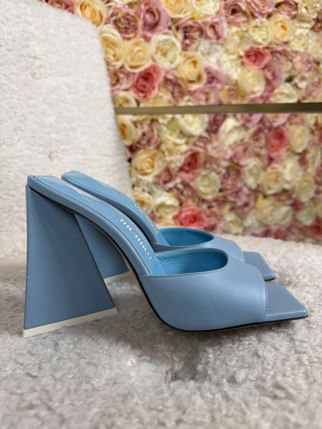 The Attico Devon Heels Light Blue Sz. 38 EU