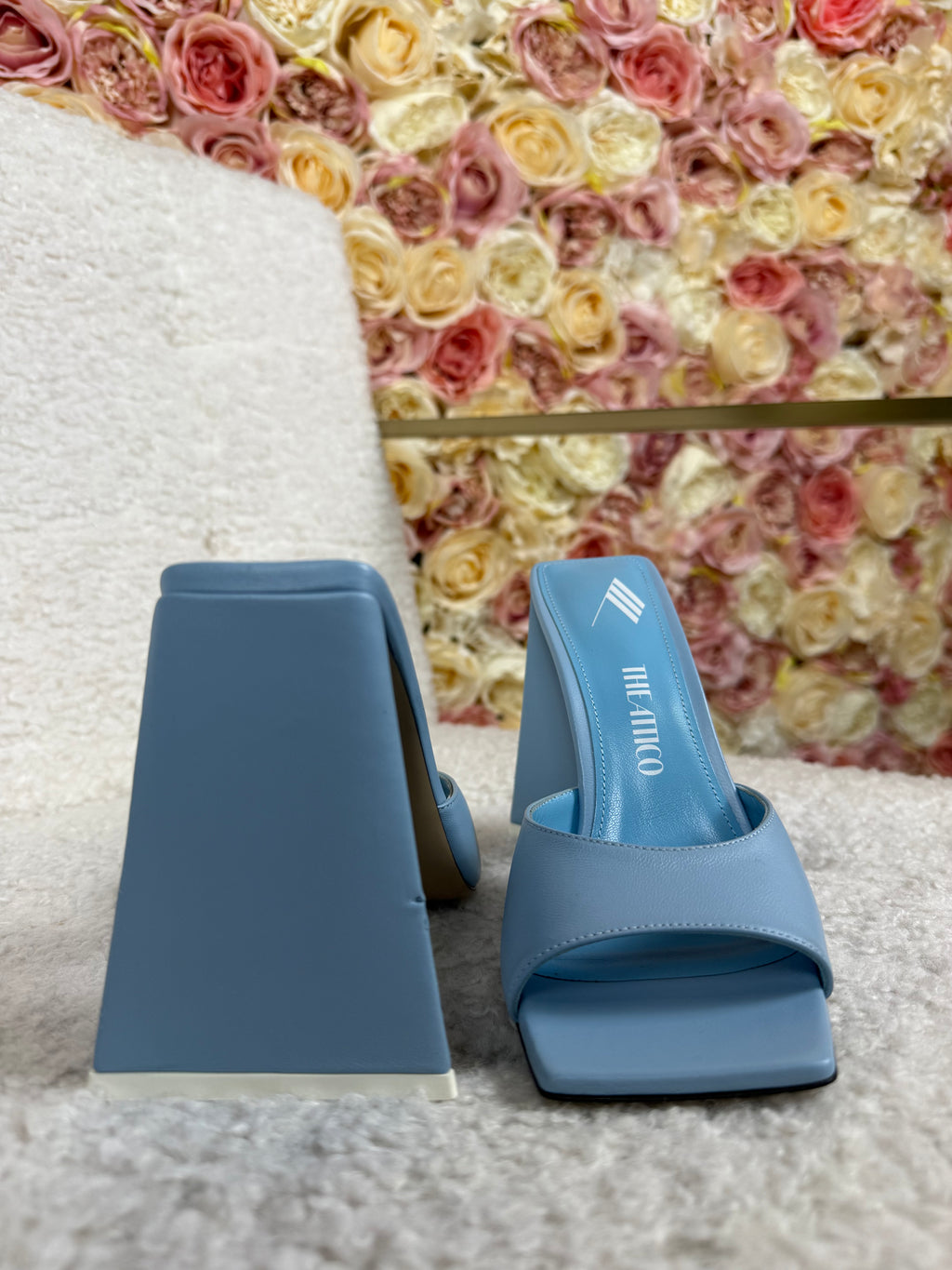 The Attico Devon Heels Light Blue Sz. 38 EU