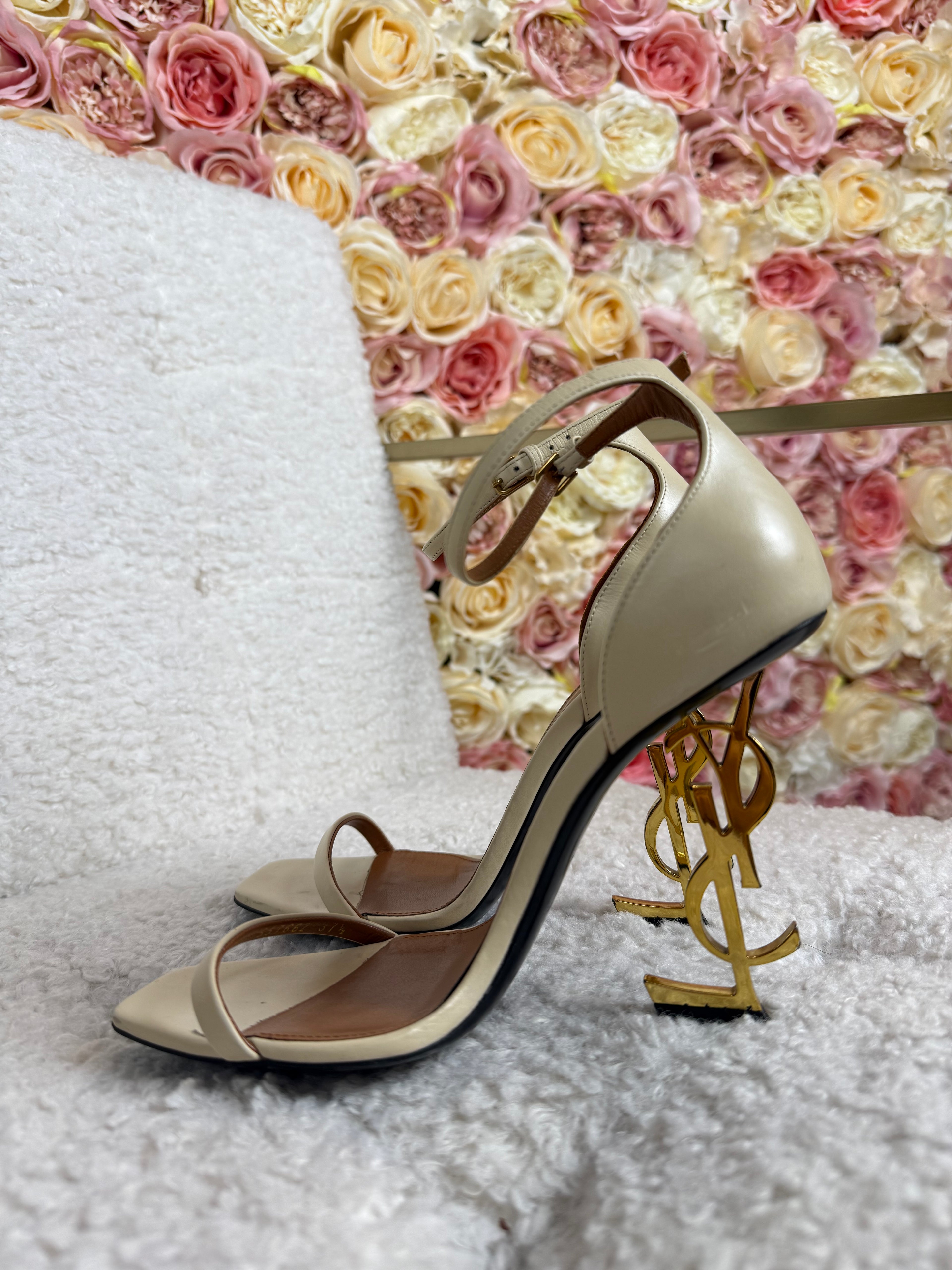 Saint Laurent Opyum Heels Beige Sz. 37.5 EU