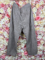Iris von Arnim Leather Pants Grey & Taupe Sz. 42 DE