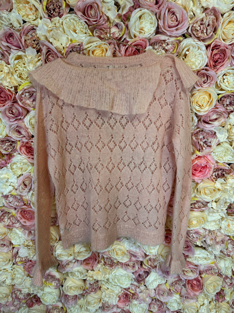 Manoush Wool Nylon Sweater Light Pink