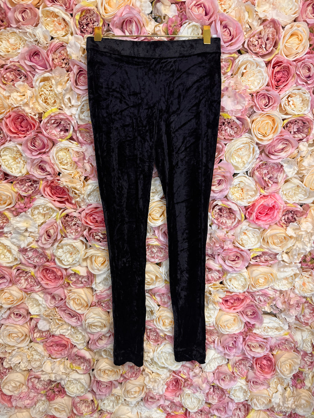 Theory Velvet Leggings Black