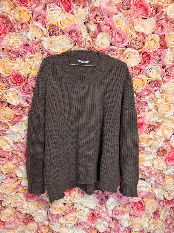 Agnona Cashmere Sweater Brown