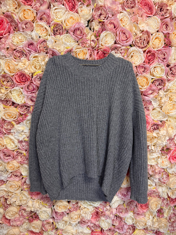 Agnona Cashmere Sweater Grey