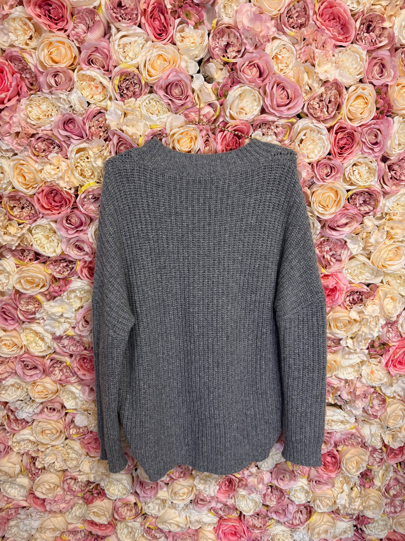 Agnona Cashmere Sweater Grey