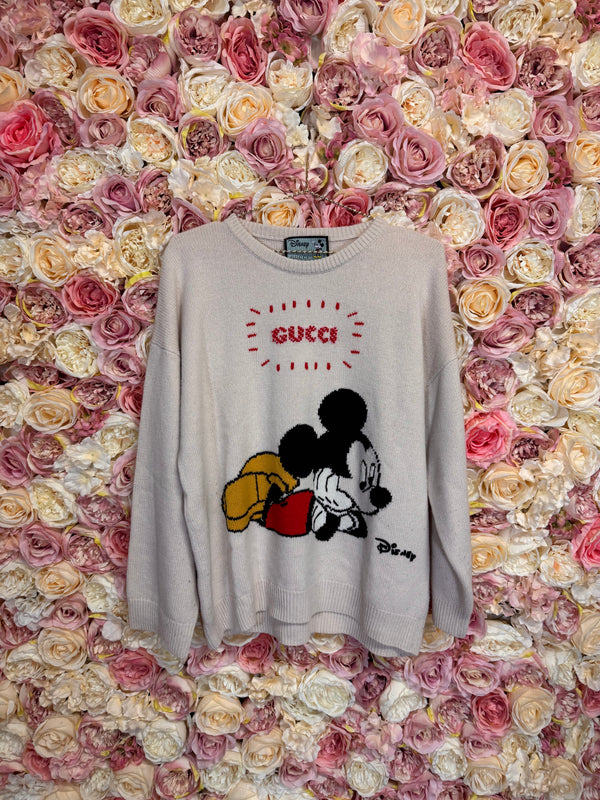 Gucci x Disney Sweater Mickey Mouse Beige Multi