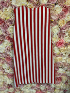 Dolce & Gabbana Straight Cut Striped Dress White Red Sz. 32 DE