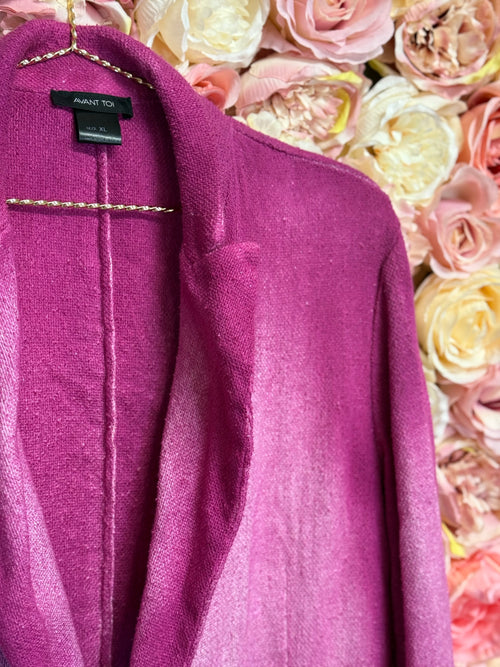 Avant Toi Cotton Mix Blazer Pink Sz. XL