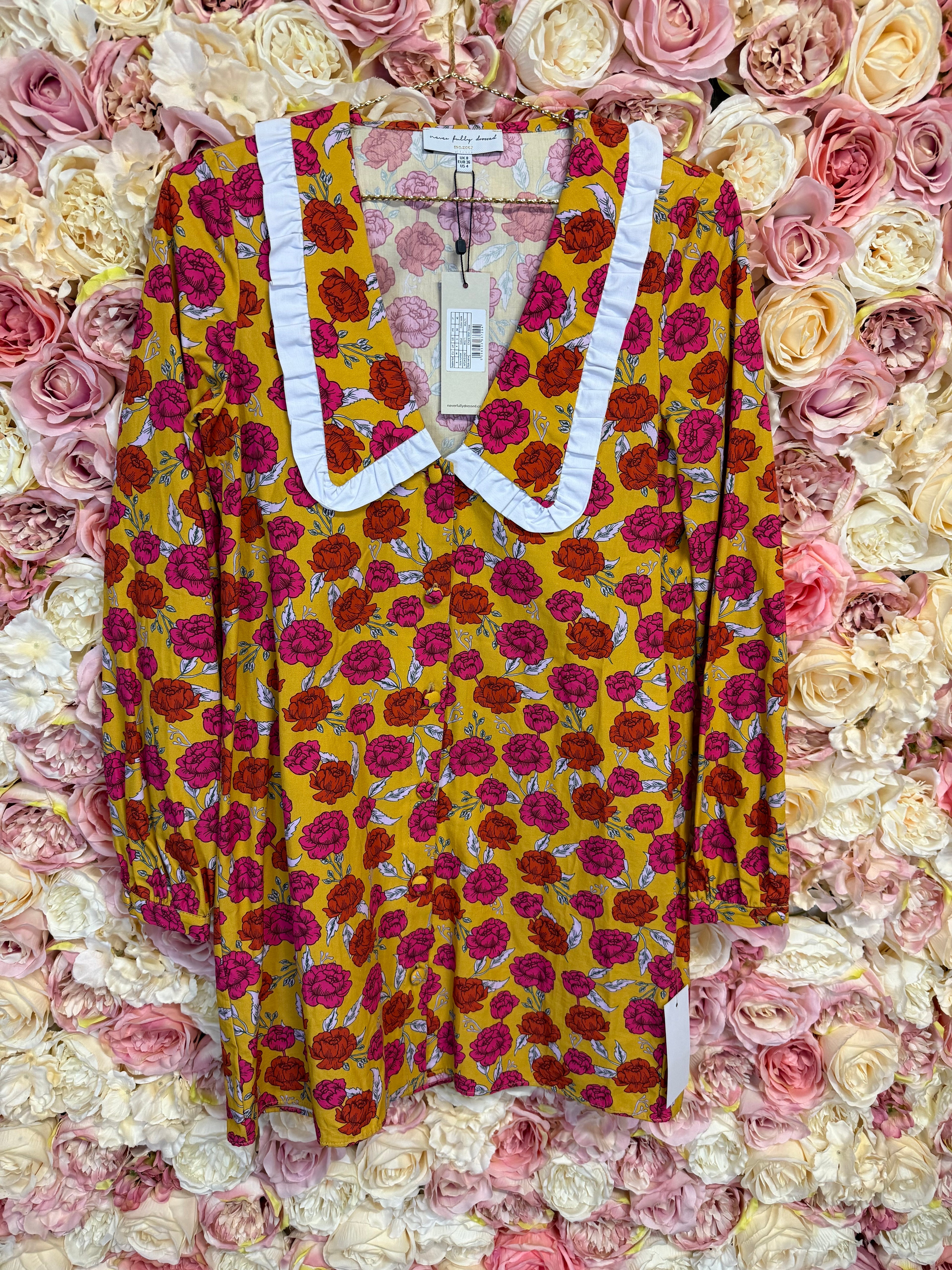 Never Fully Dressed Mini Dress Multi Sz. 36 DE