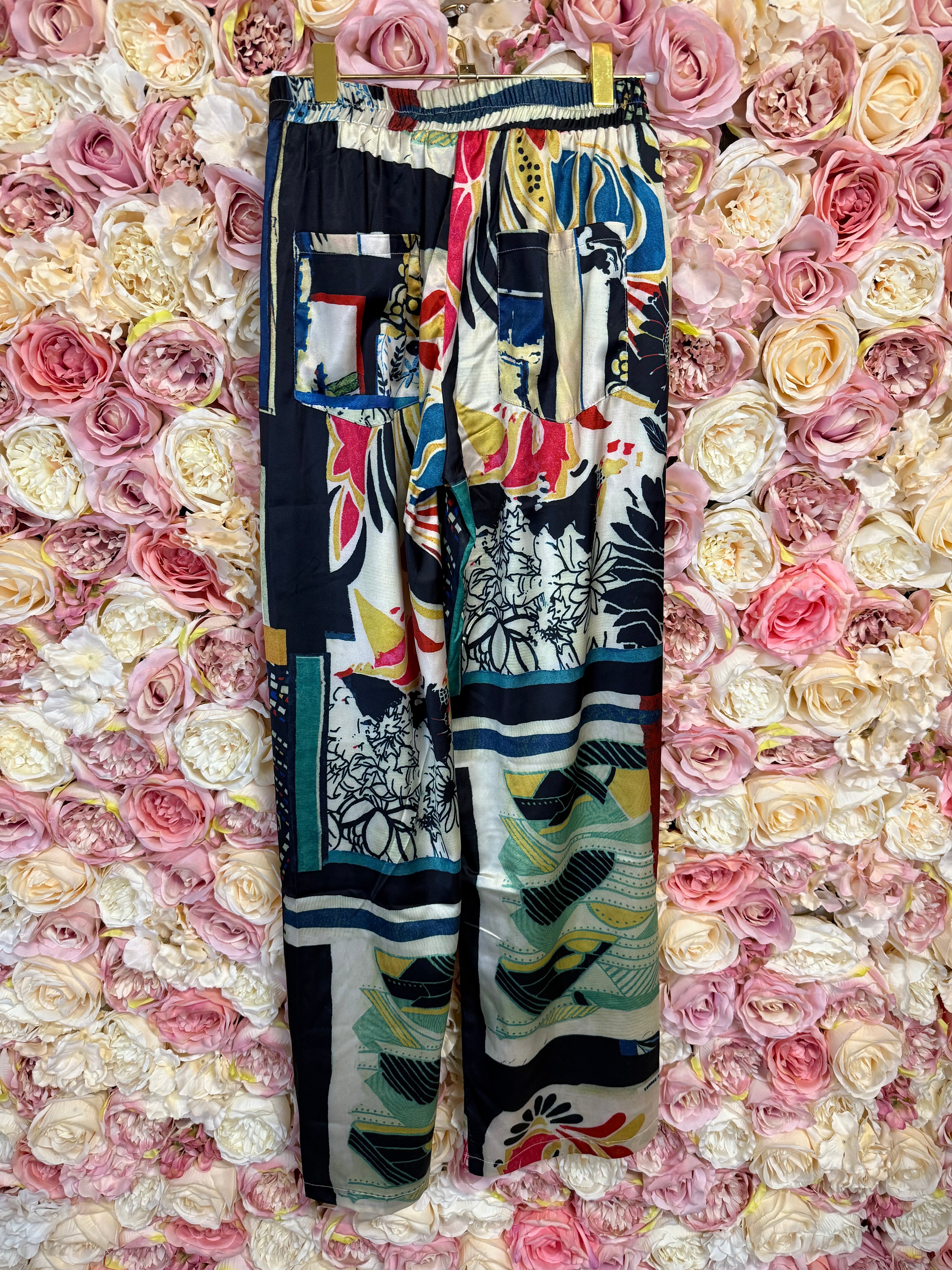 Micas Thin Pants Multi Sz. XS