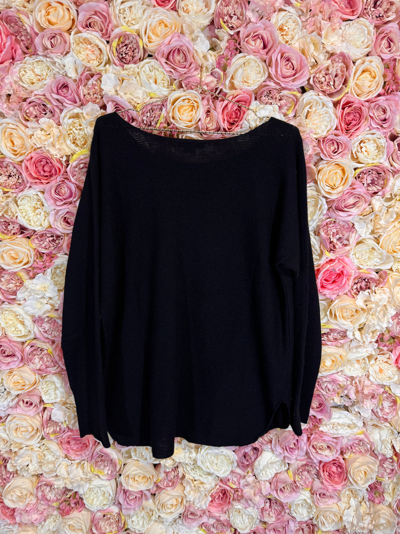 Vince Cashmere Knit Sweater Black