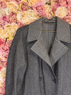 Ermanno Scervino Coat Black White