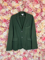 Liapull Cashmere Wool Blazer Green &amp; Blue