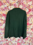 Liapull Cashmere Wool Blazer Green &amp; Blue