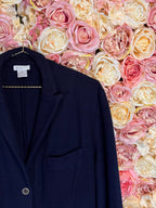 Liapull Cashmere Wool Blazer Green &amp; Blue