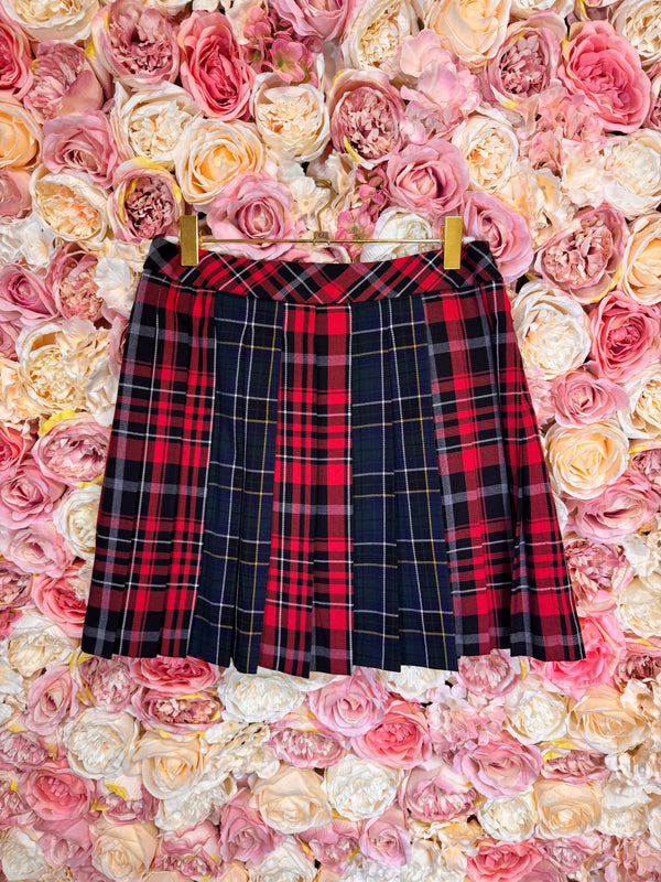 Liu Jo Checked Skirt Red Multi