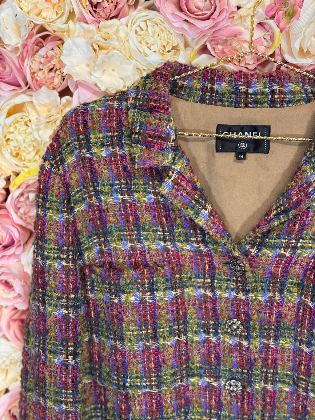 Chanel Tweed Shirt Jacket 2022 Multicolor