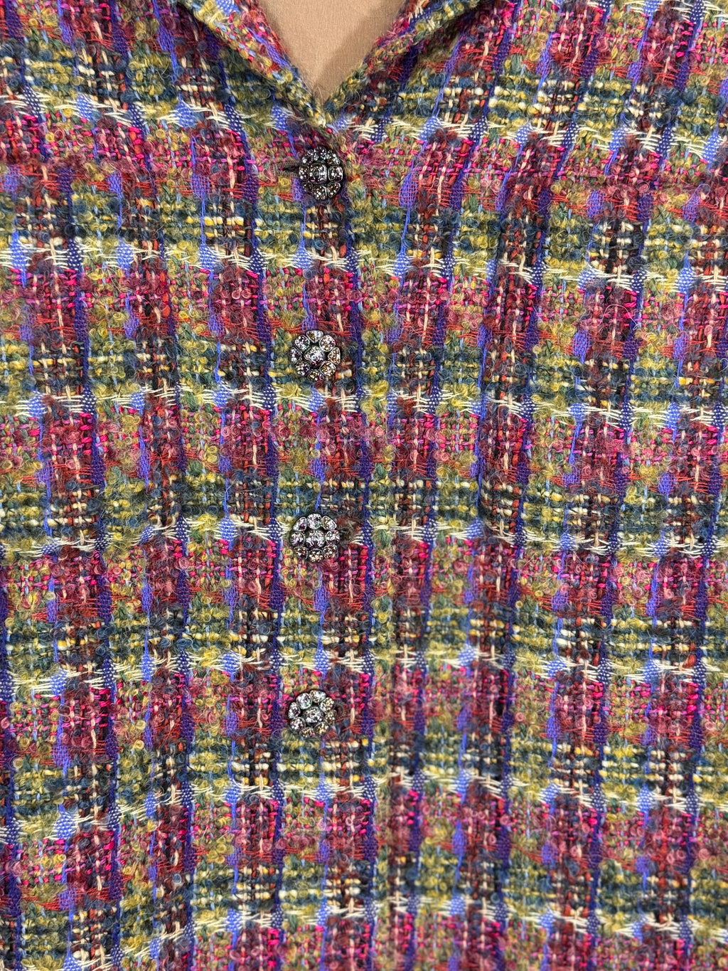 Chanel Tweed Shirt Jacket 2022 Multicolor
