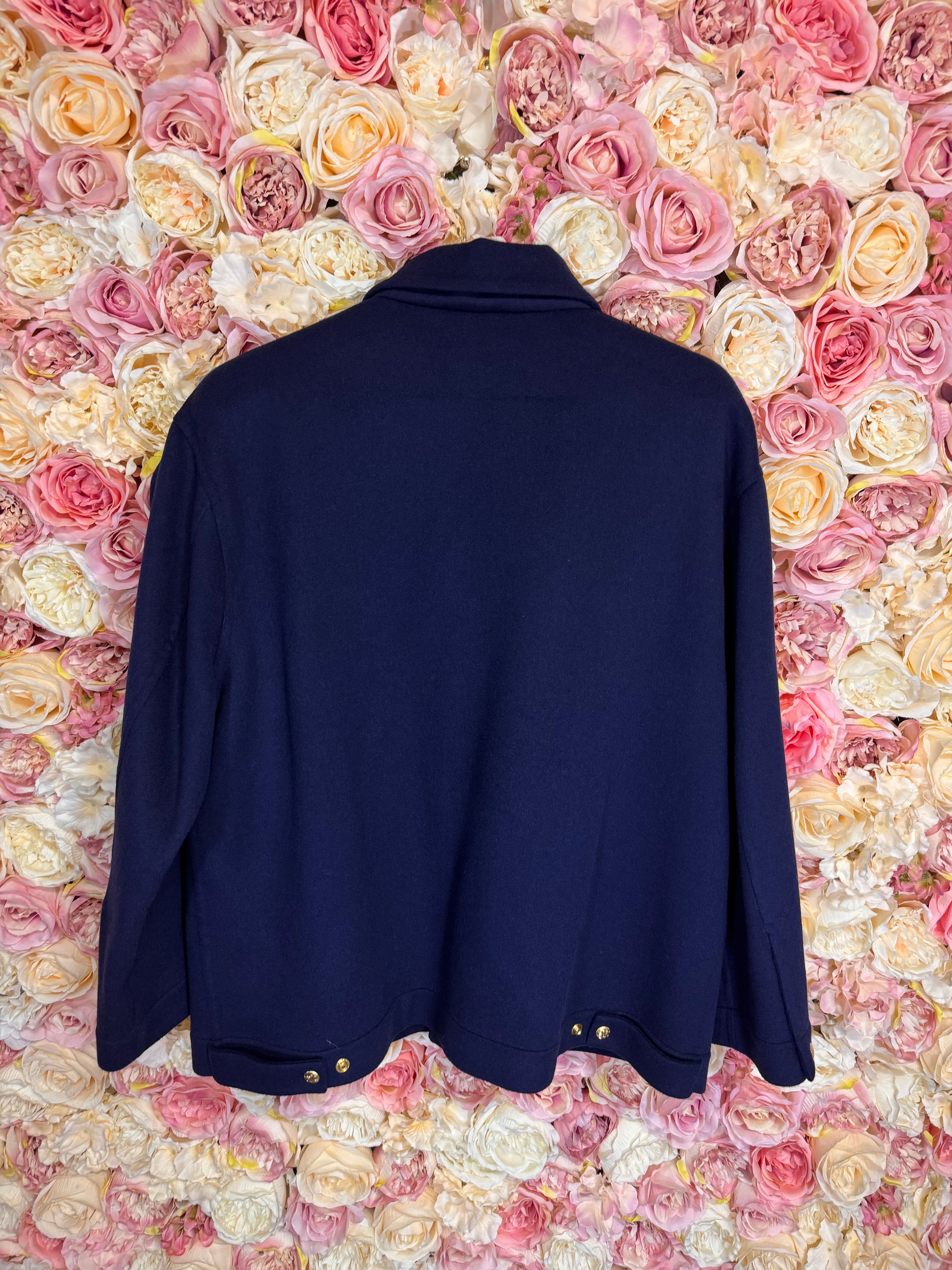 Celine Cashmere Jacket Blue
