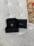 Chanel Gold Plated Africa Necklace