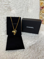 Chanel Gold Plated Africa Necklace