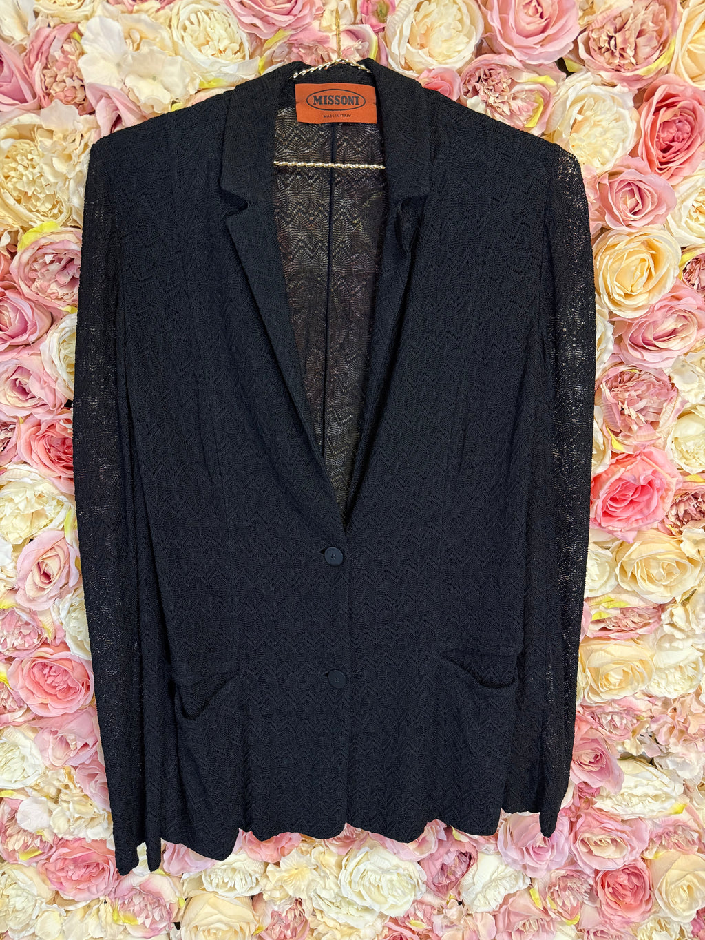 Missoni thin Jacket Black Sz. 40 DE