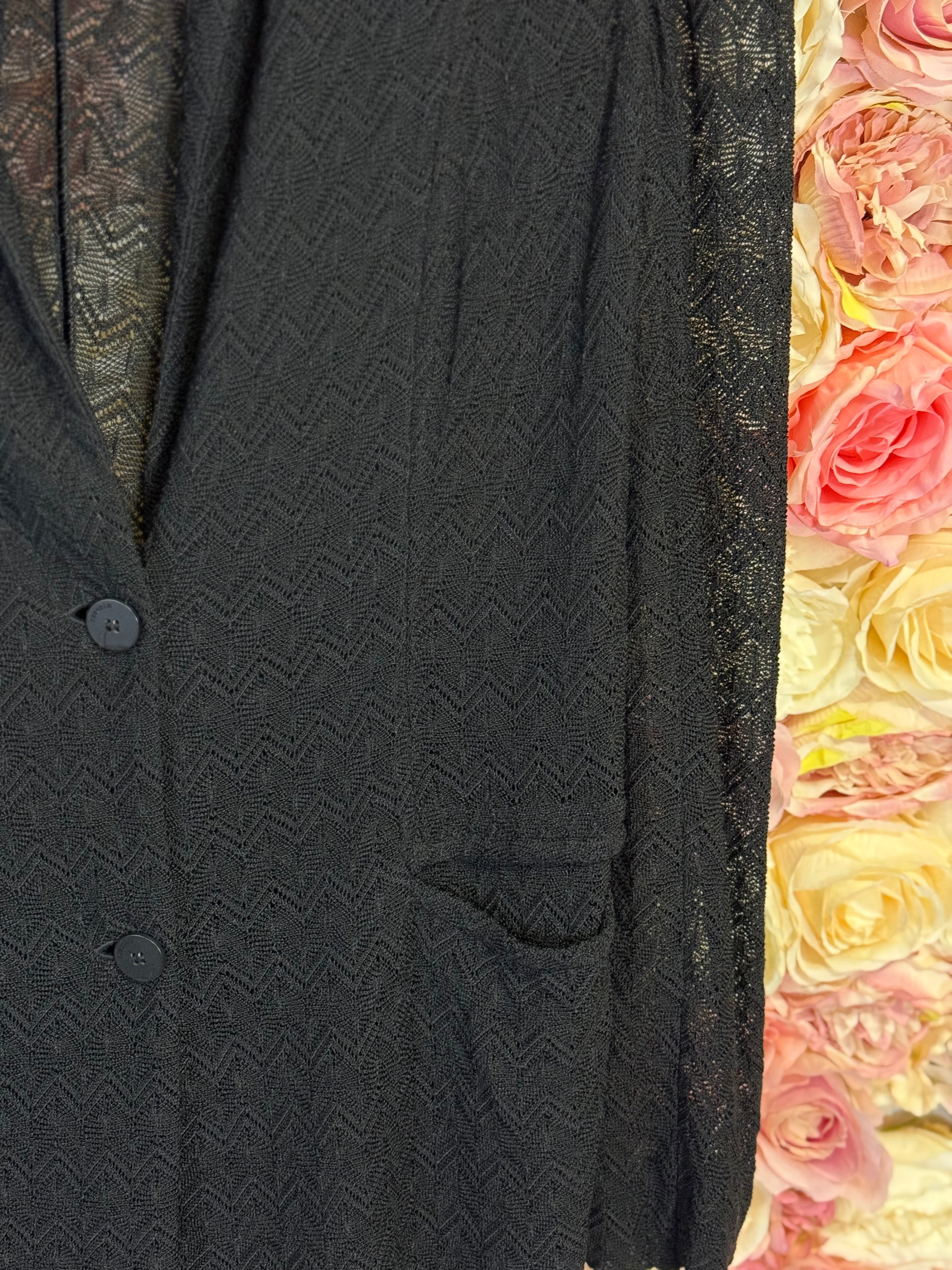 Missoni thin Jacket Black Sz. 40 DE